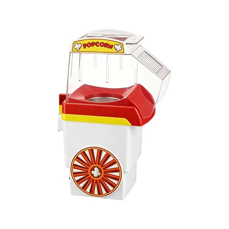 Macchina per popcorn verticale classica rossa e argento da 1200 W Macchina per popcorn verticale classica rossa e argento da 1200 W