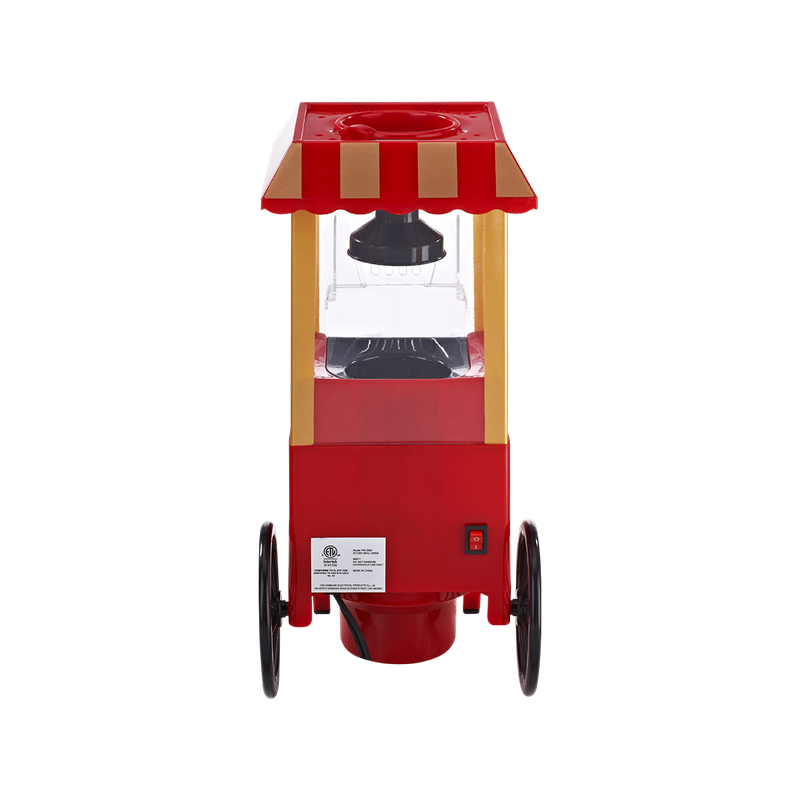 Mini macchina per popcorn in stile carrello Mini macchina per popcorn in stile carrello